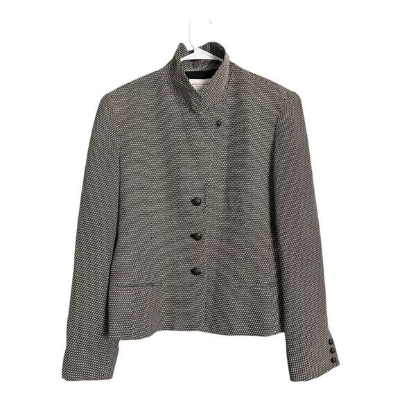 Emanuel Ungaro Womens Blazer Preppy Business Designer 12 Twee - Picture 1 of 9
